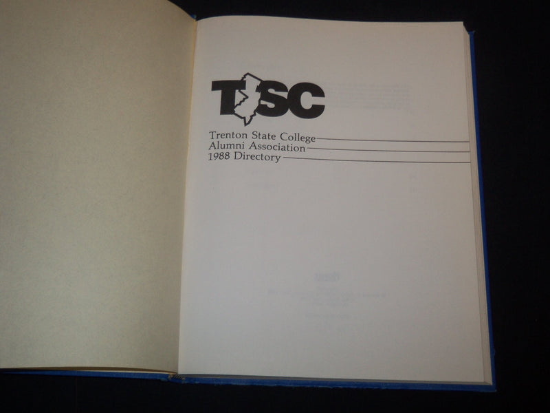1988 TRENTON STATE COLLEGE ALUMNI ASSOCIATION DIRECTORY - KD 1111Q