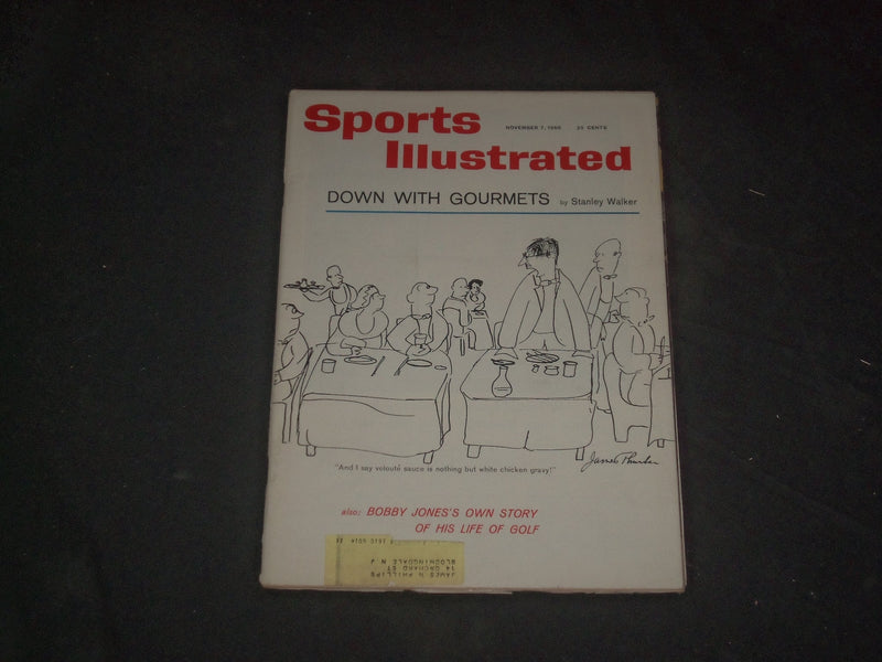 1960 NOVEMBER 7 SPORTS ILLUSTRATED MAGAZINE - DOWN WITH GOURMETS - SP 8987