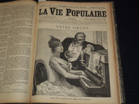 1885 JANUARY-MARCH LA VIE POPULAIRE FRENCH MAGAZINE BOUND VOLUME - R 89A