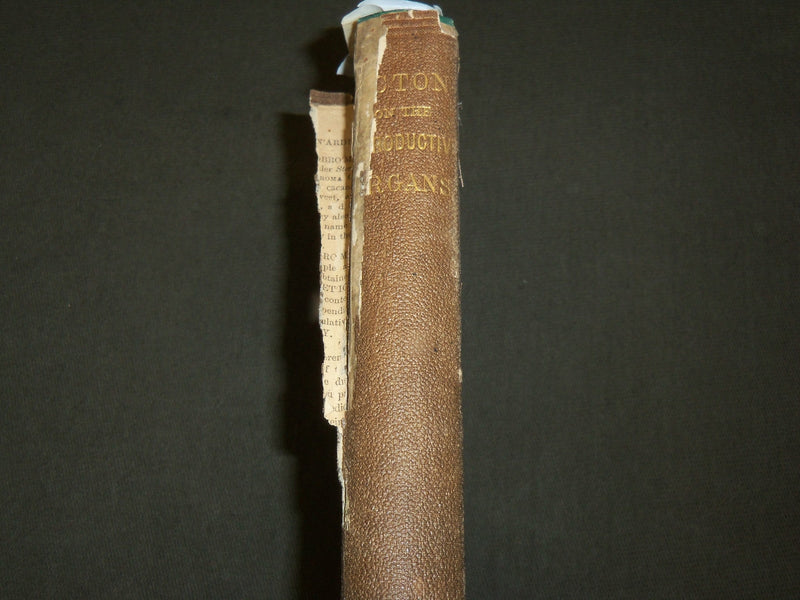 1865 THE FUNCTIONS OF THE REPRODUCTIVE ORGANS BOOK BY WILLIAM ACTON - KD 6180