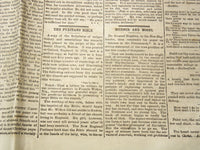 1877 JANUARY 18 NEW YORK OBSERVER NEWSPAPER - A THROUGH TRAIN - NP 8979