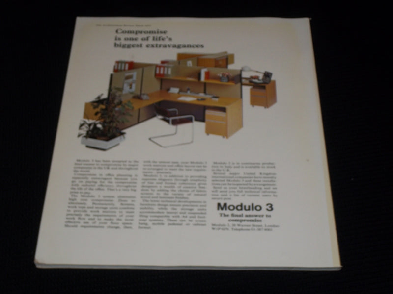 1977 MARCH ARCHITECTURAL REVIEW MAGAZINE - BARCELONA SCHOOL COVER - E 2959