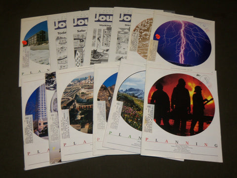 1993-1996 PLANNING COMMISSIONERS JOURNAL & PLANNING MAGAZINE LOT OF 13 - O 3271