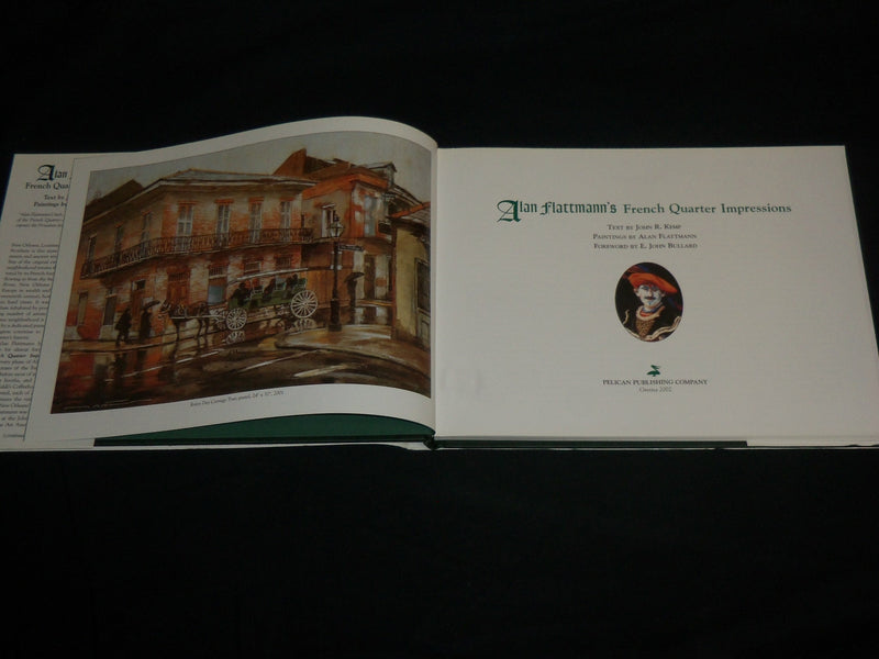 2002 ALAN FLATTMANN'S FRENCH QUARTER IMPRESSIONS BOOK - NICE PRINTS - I 2029