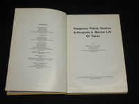 1975 DANGEROUS PLANTS SNAKES ARTHROPODS & MARINE HARDCOVER BOOK - KD 7468