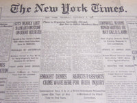 1920 DECEMBER 9 NEW YORK TIMES - WILSON DECLINES LEAGUE INVITATION - NT 6734