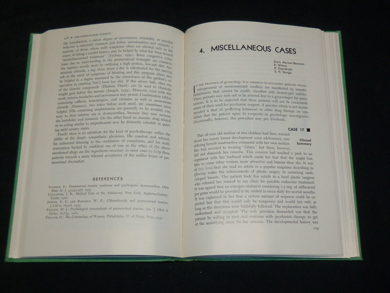 1962 THE GYNECOLOGICAL PATIENT HARDCOVER BOOK BY SOMERS H. STURGIS - KD 2766G