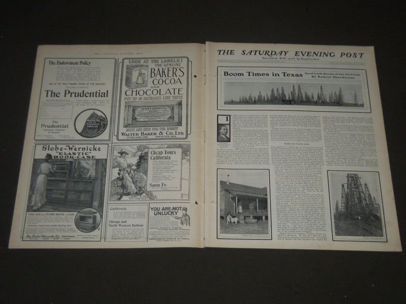 1901 DECEMBER 21 THE SATURDAY EVENING POST MAGAZINE - ILLUSTRATED COVER - SP 563