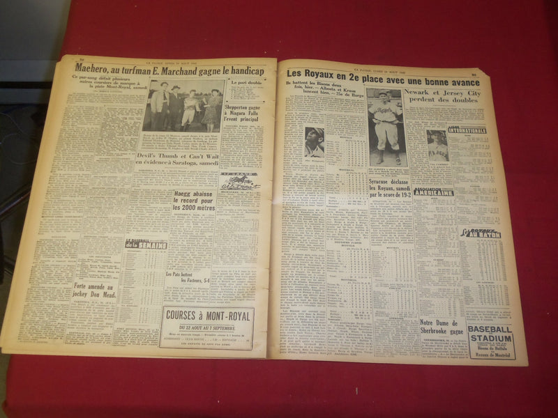 1942 AUG 24 LA PATRIE NEWSPAPER-BATAILLE STALINGRAD DANS PHASE DECISIVE - FR2343