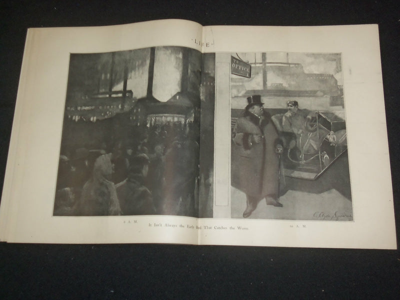 1911 FEBRUARY 23 LIFE MAGAZINE - RICH MAN'S NUMBER - ST 6444