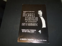1988 MICHAEL FEINSTEIN IN CONCERT, ISN'T IT ROMANTC POSTER - P 496