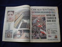 2005 APRIL 9 CHICAGO SUN-TIMES NEWSPAPER - POPE JOHN PAUL II FUNERAL - NP 5951
