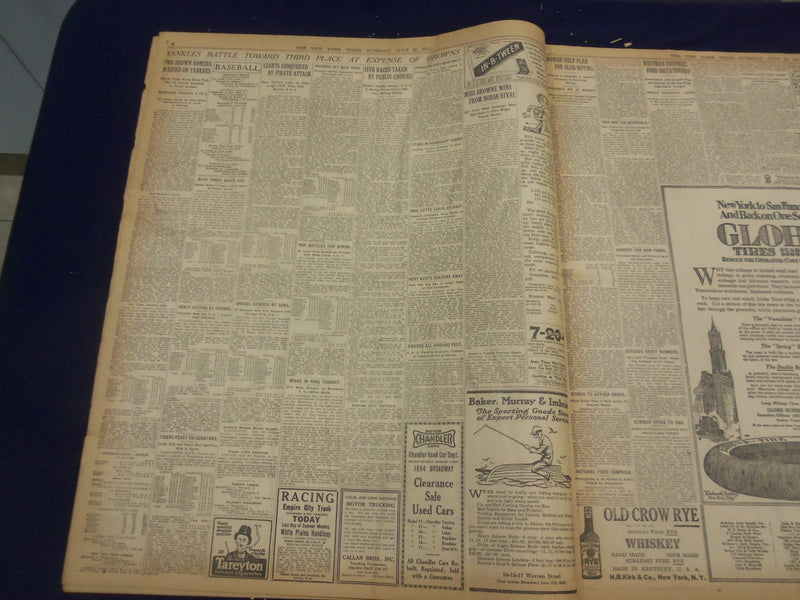 1917 JULY 31 NEW YORK TIMES - HOOVER TO BE SOLE FOOD CONTROLLER - NT 9309