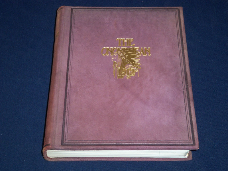 1912 THE ONONDAGAN SYRACUSE UNIVERSITY YEARBOOK - NEW YORK - PHOTOS - YB 763