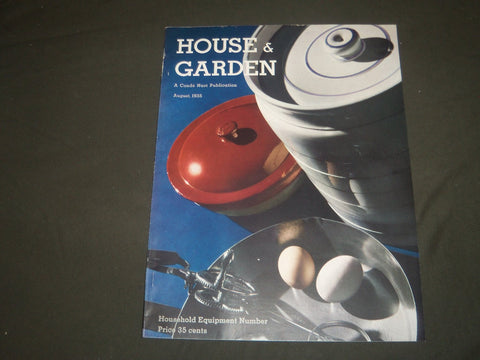 1935 AUGUST THE HOUSE & GARDEN MAGAZINE - GREAT PHOTOS & ADS - ST 705