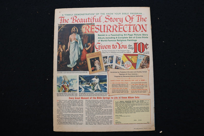 1961 FEBRUARY 5 THIS WEEK MAGAZINE - AUDREY HEPBURN COVER - E 25582