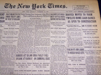 1931 NOV 14 NEW YORK TIMES - HOOVER TO FORM 12 HOME LOAN BANKS - NT 2184