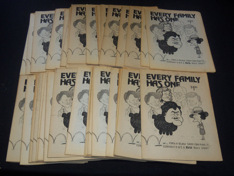 1982 EVERY FAMILY HAS ONE COMIC MAGAZINE LOT OF 70 - ANTI TED KENNEDY - O 2366E