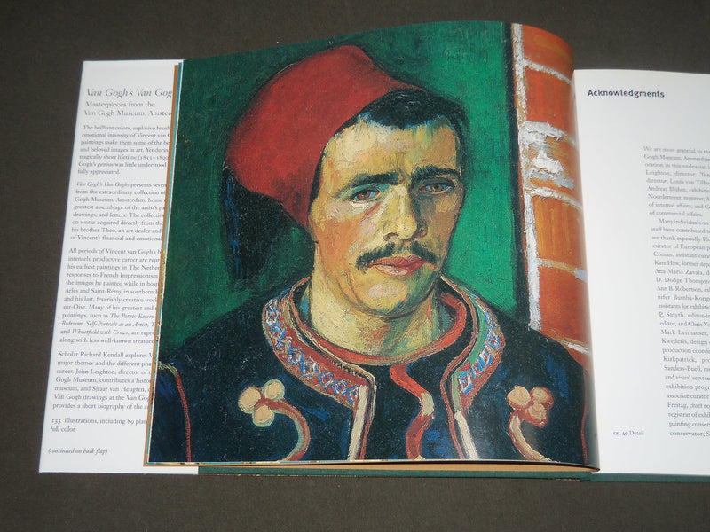 1998 VAN GOGH'S VAN GOGH BY RICHARD KENDALL HARDCOVER BOOK - I 700