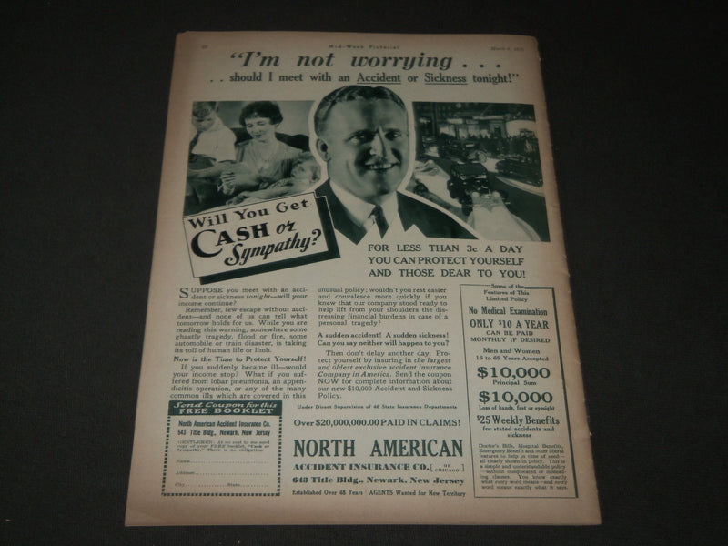1935 MAR 9 MID-WEEK PICTORIAL MAGAZINE SECTION - GABLE-COLBERT - RUTH - J 3195