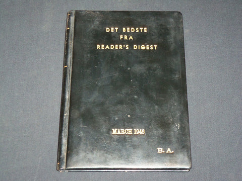 1946 MARCH DET BEDSTE FRA READER'S DIGEST DANISH MAGAZINE - HARD BOUND - KD 6394