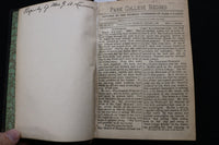 1876-1907 PARK COLLEGE RECORD WEEKLY RECORD HARDCOVER BOOKS - 6 VOLUMES -KD 9575