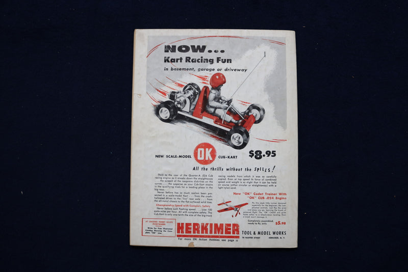1963 JANUARY/FEBRUARY AMERICAN MODELER MAGAZINE - GOODYEAR RACERS COVER -E 11470