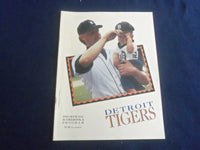 1991 DETROIT TIGERS SCOREBOOK & PROGRAM - SP 6481O