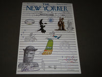 1967 MAY 6 NEW YORKER MAGAZINE FRONT COVER ONLY BY SAUL STEINBERG - ART DECO