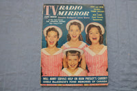 1958 APRIL TV RADIO MIRROR MAGAZINE - THE LENNON SISTERS COVER - ST 1002T