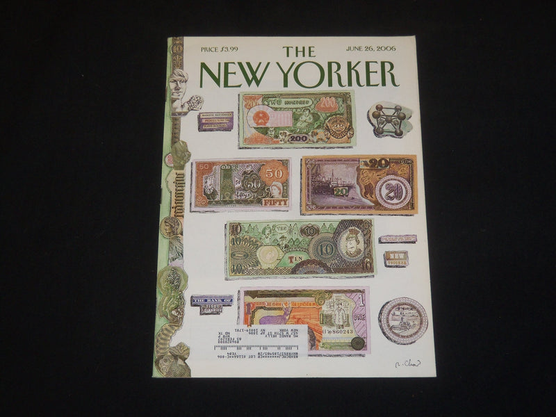 2006 JUNE 26 THE NEW YORKER MAGAZINE - ILLUSTRATED COVER - NY 2074
