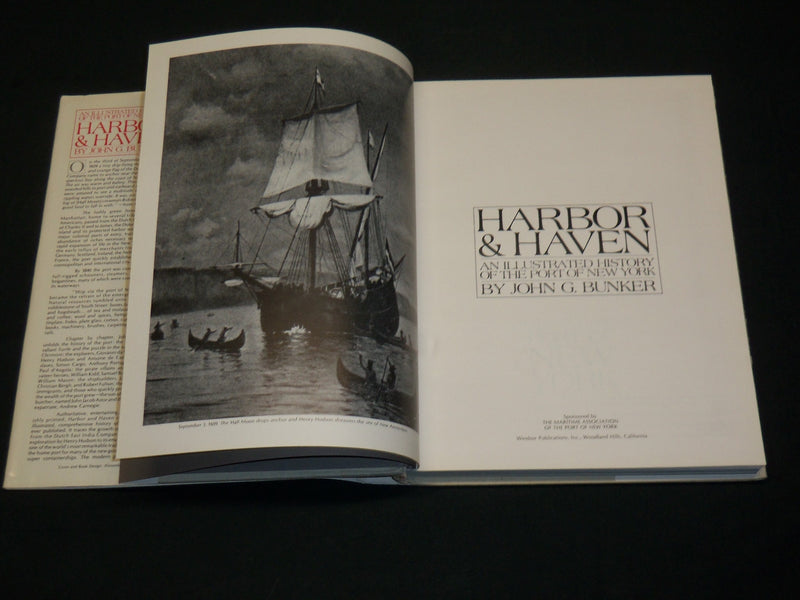 1979 HARBOR & HAVEN HARDCOVER BOOK BY JOHN G. BUNKER - KD 4047B
