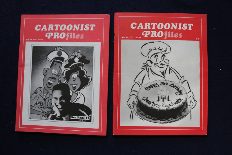 1985-1993 CARTOONIST PROFILES MAGAZINE - LOT OF 9 - O 3596