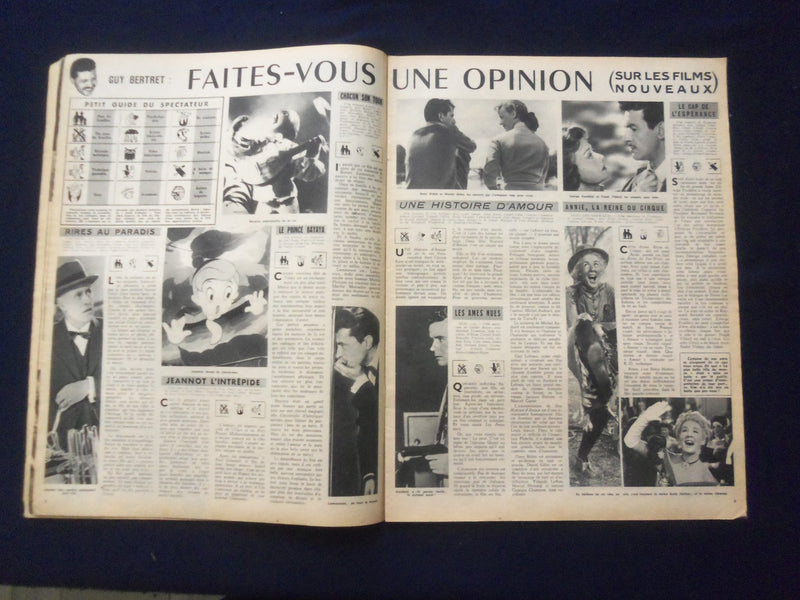 1951 NOV 24 CINEMONDE MAGAZINE-BARBARA STANWYCK COVER- FRENCH EDITION - SP 4868K