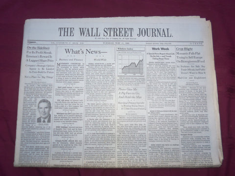 1999 MAY 11 THE WALL STREET JOURNAL -MONSANTO FALLS FLAT TO SELL EUROPE - WJ 13