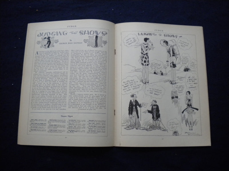 1929 AUGUST 10 JUDGE MAGAZINE - WELL WORTH GOING IN FOR - B 437U