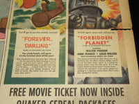 1956 FEBRUARY 12 QUAKER OATS-M-G-M MOVIES COLOR COMICS AD - UP 17D