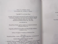 2003 ELIZABETH & MARY HARDCOVER BOOK - INSCRIBED BY JANE DUNN - KD 8558