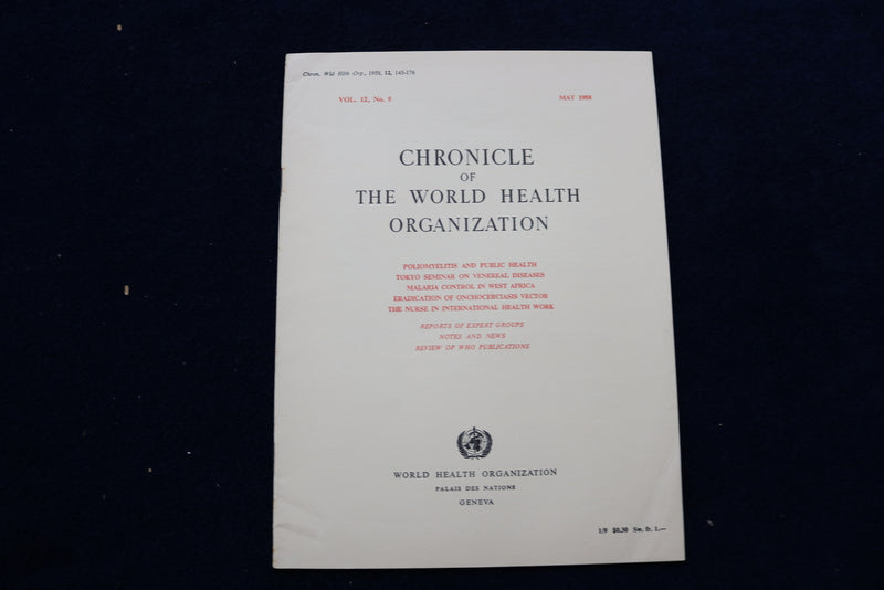 1955-1958 CHRONICLE OF THE WORLD HEALTH ORGANIZATION - LOT OF 15 - O 3360