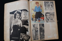 1940'S MOVIE STARS SCRAPBOOK -LUCILLE BALL-JENNIFER JONES-GREER GARSON - E 24941