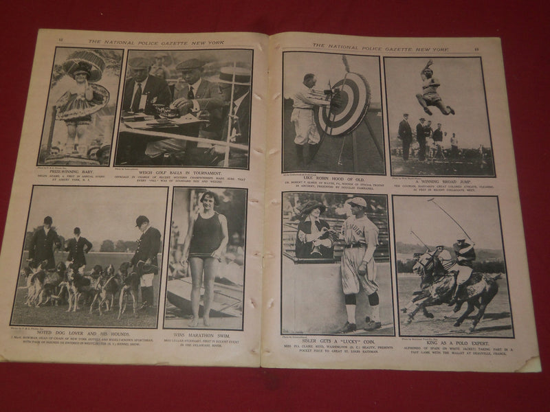 1922 SEPTEMBER 30 THE NATIONAL POLICE GAZETTE MAGAZINE - MARIE PREVOST - B 5746