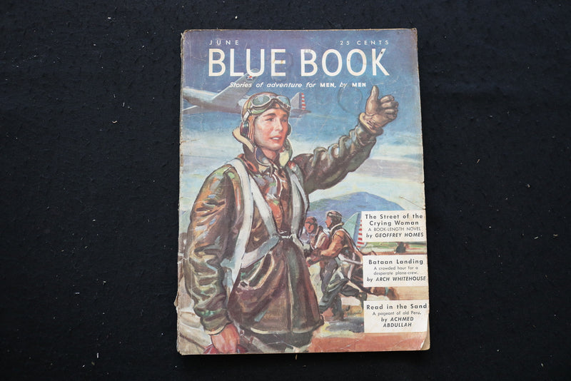 1942 JUNE BLUE BOOK MAGAZINE - HERBERT MORTON STOOPS COVER - E 10273