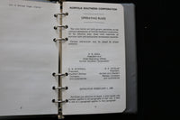 1960'S-1980'S NORFOLK AND WESTERN-SOUTHERN -SAFETY MANUALS - LOT OF 16 - O 3674