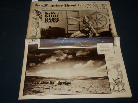 1928 NOVEMBER 11 SAN FRANCISCO CHRONICLE ROTO SECTION - ZULULAND - NP 5104