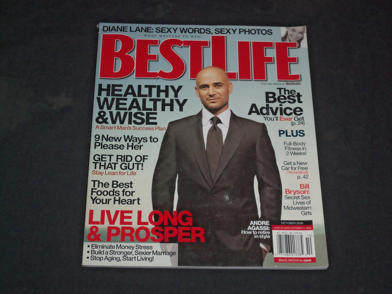 2006 OCTOBER BESTLIFE MAGAZINE - ANDRE AGASSI - B 219
