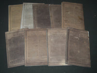 1838-1840 THE UNITED STATES MAGAZINE & DEMOCRATIC REVIEW LOT OF 9 - WR 1277