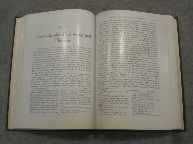 1945-1950 GENEALOGY / 100 YEARS OF GYNAECOLOGY BY JAMES RICCI-LOT OF 2- KD 2759W