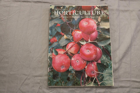 1956 SEPTEMBER HORTICULTURE MAGAZINE - APPLES COVER - ST 1015Y
