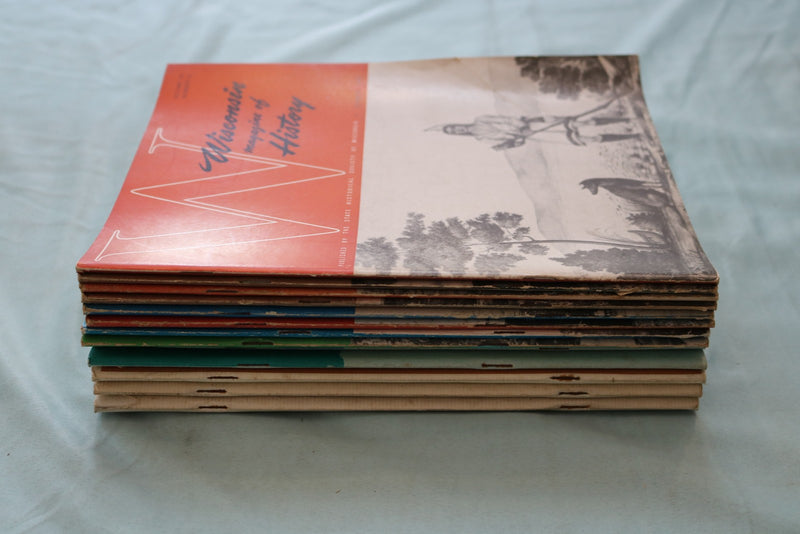 1951-1953 WISCONSIN MAGAZINE OF HISTORY - LOT OF 13 - O 3973
