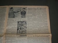 1973 JANUARY 24 THE BALTIMORE SUN - VIETNAM WAR SETTLED - CEASE FIRE - NP 2950